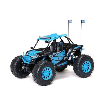 New Bright 15 Scale Remote Control Polaris RZR ATV 2.4GHz 12.8v - Blue