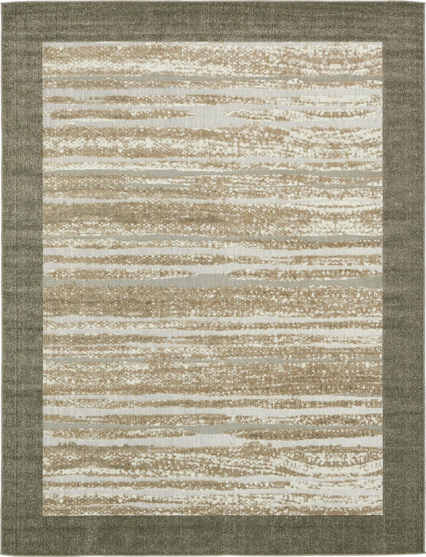 Unique Loom Milwaukee Indoor/ Outdoor Area Rug - 9 x 12 Brown