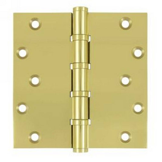 Deltana DSB66BB3 Solid Brass 6-Inch x 6-Inch Square Hinge