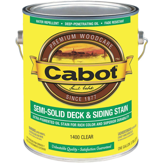 Cabot Semi-Solid Deck Siding Stain, Clear