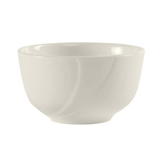 Tuxton China ASU-040 AlumaTux San Marino 3.88 in. Bouillon Cup - Pearl White - 3 Dozen