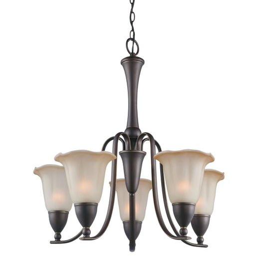 Woodbridge Lighting Kingston 5-Light Metallic Bronze Chandelier