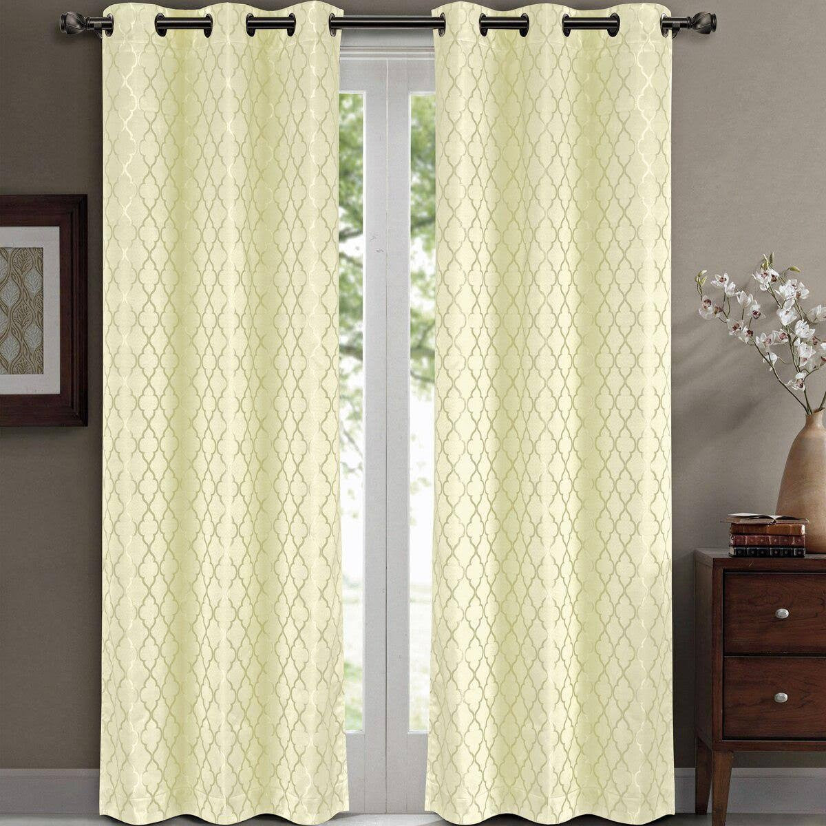 Willow Thermal-Insulated Blackout Curtain Panels (Set of 2) 84 x 63