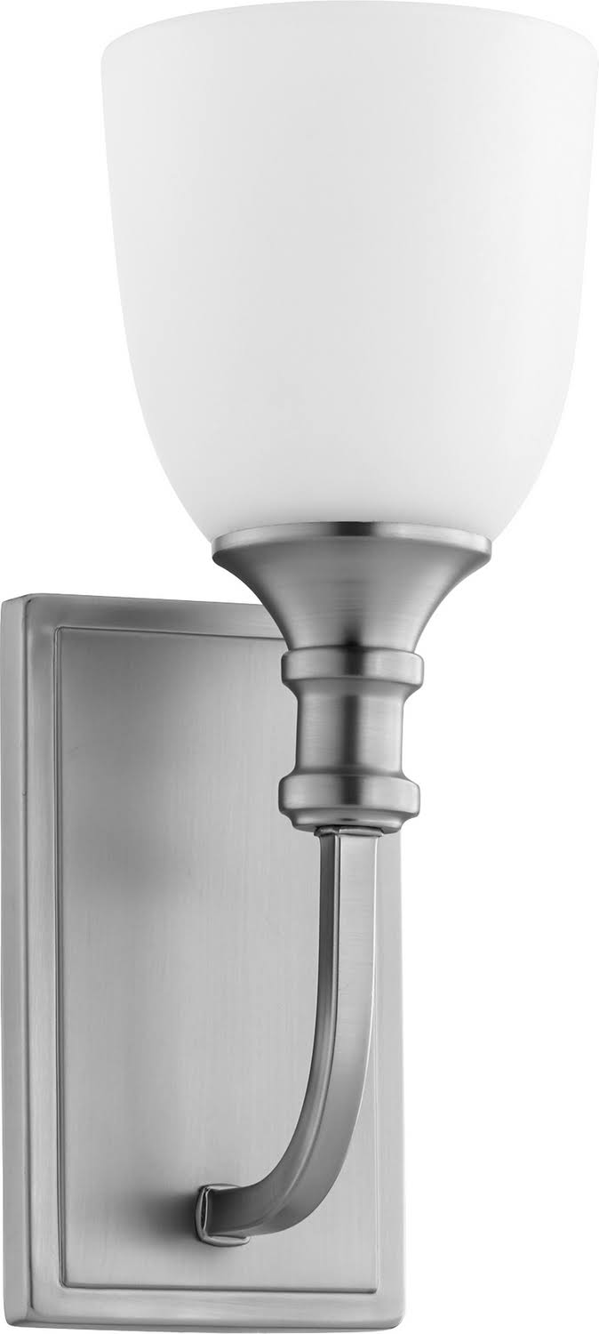 Quorum Lighting 5411-1-65 Richmond Wall Sconce, Satin Nickel