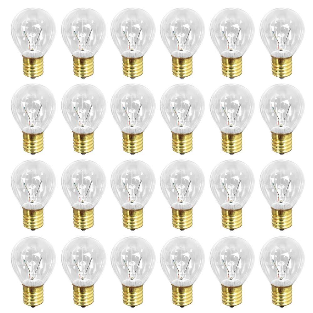 Feit Electric 40-Watt Soft White (2700K) S11 Candelabra E17 Base Dimmable Incandescent Light Bulb (24-Pack)