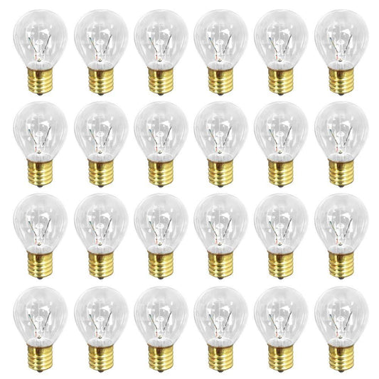 Feit Electric 40-Watt Soft White (2700K) S11 Candelabra E17 Base Dimmable Incandescent Light Bulb (24-Pack)