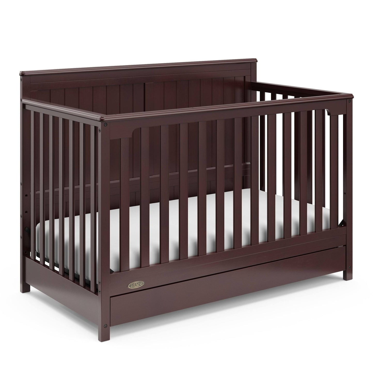 Graco Hadley 4-in-1 Convertible Crib with Drawer - Espresso