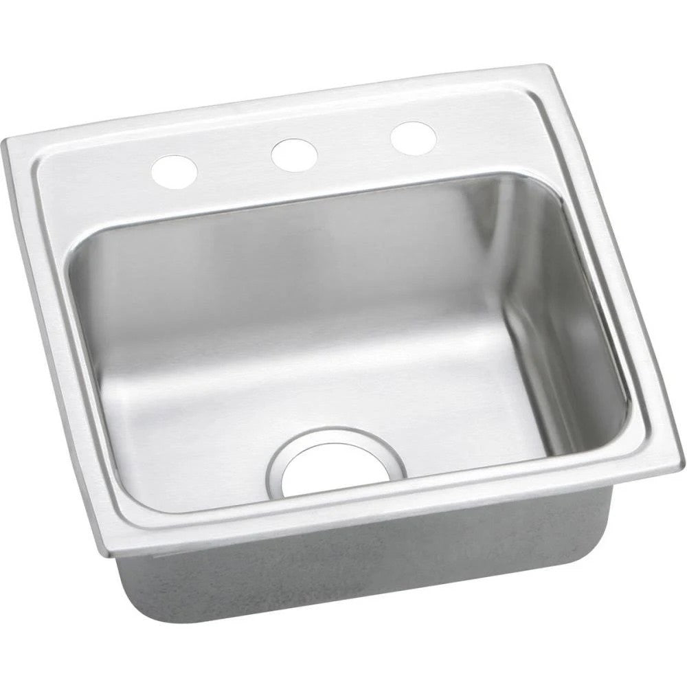 Elkay LR19190 Lustertone Kitchen Sink Stainless Steel