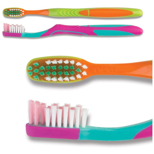 Practicon 7045267 SmileGoods Y321 Toothbrushes (Pack of 72)