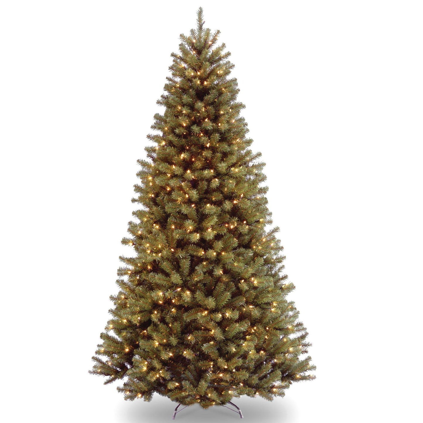 6 Pre-Lit Medium North Valley Spruce Artificial Christmas Tree - Clear Lights