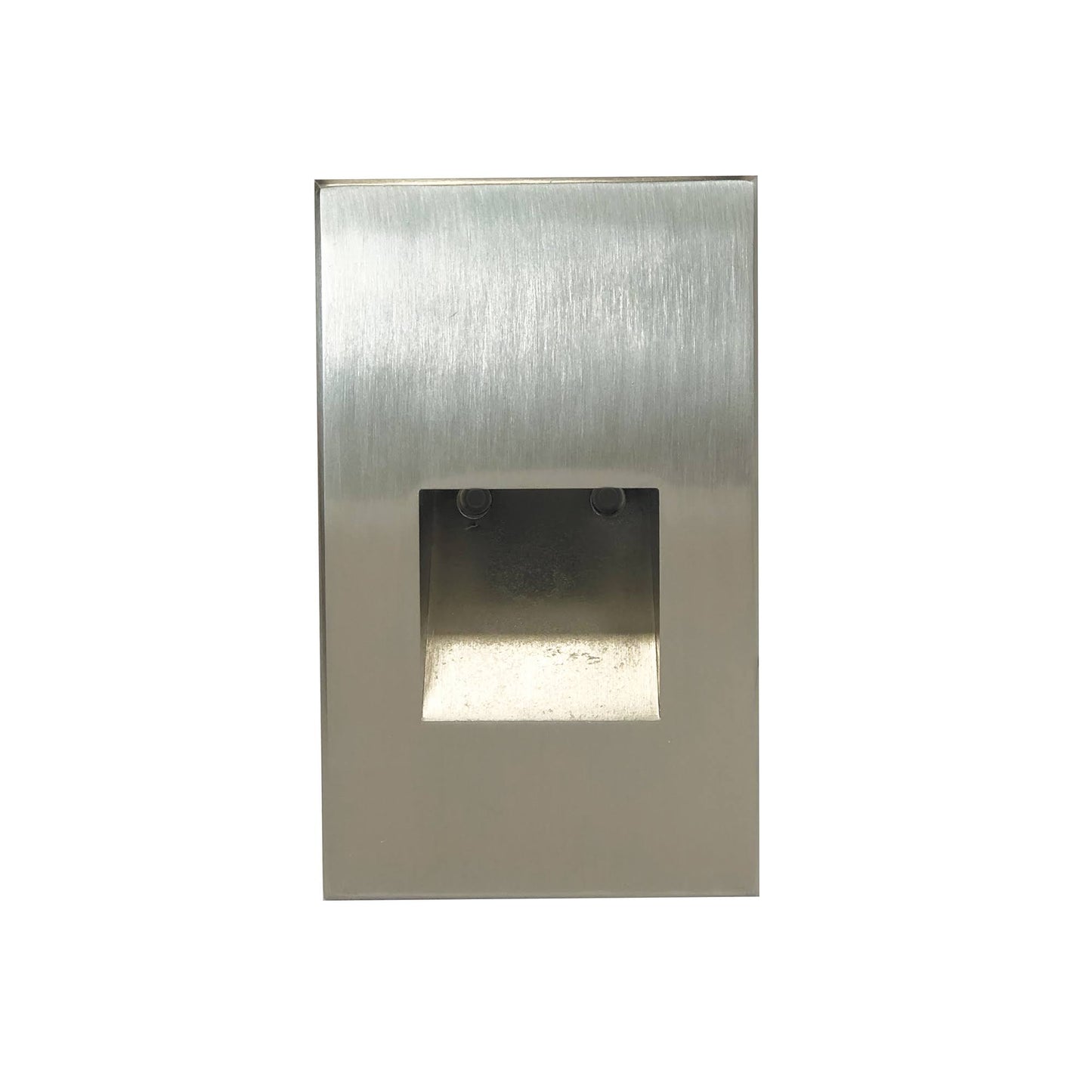 Nora NSW-730 Ari LED Step Light with Vertical Face Plate, 3000K Brushed Nickel