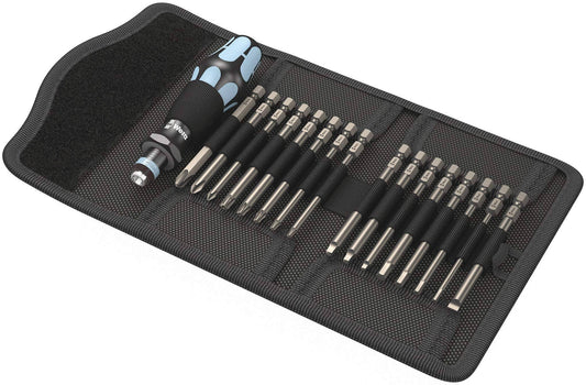 Wera 05071117001 Kraftform Kompakt 60, Imperial, Stainless, 17 Pieces