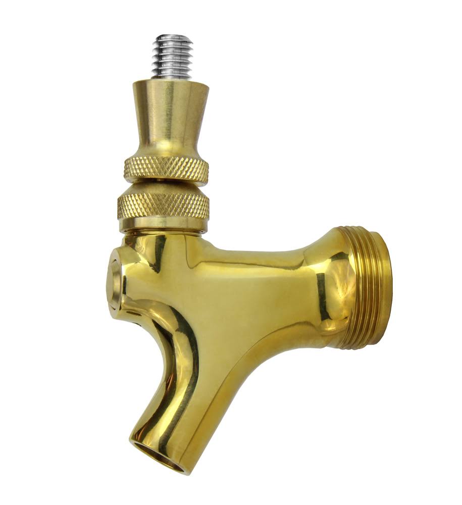 PVD Brass Plated SS Beer Faucet with Stainless Steel Lever 4933GSS