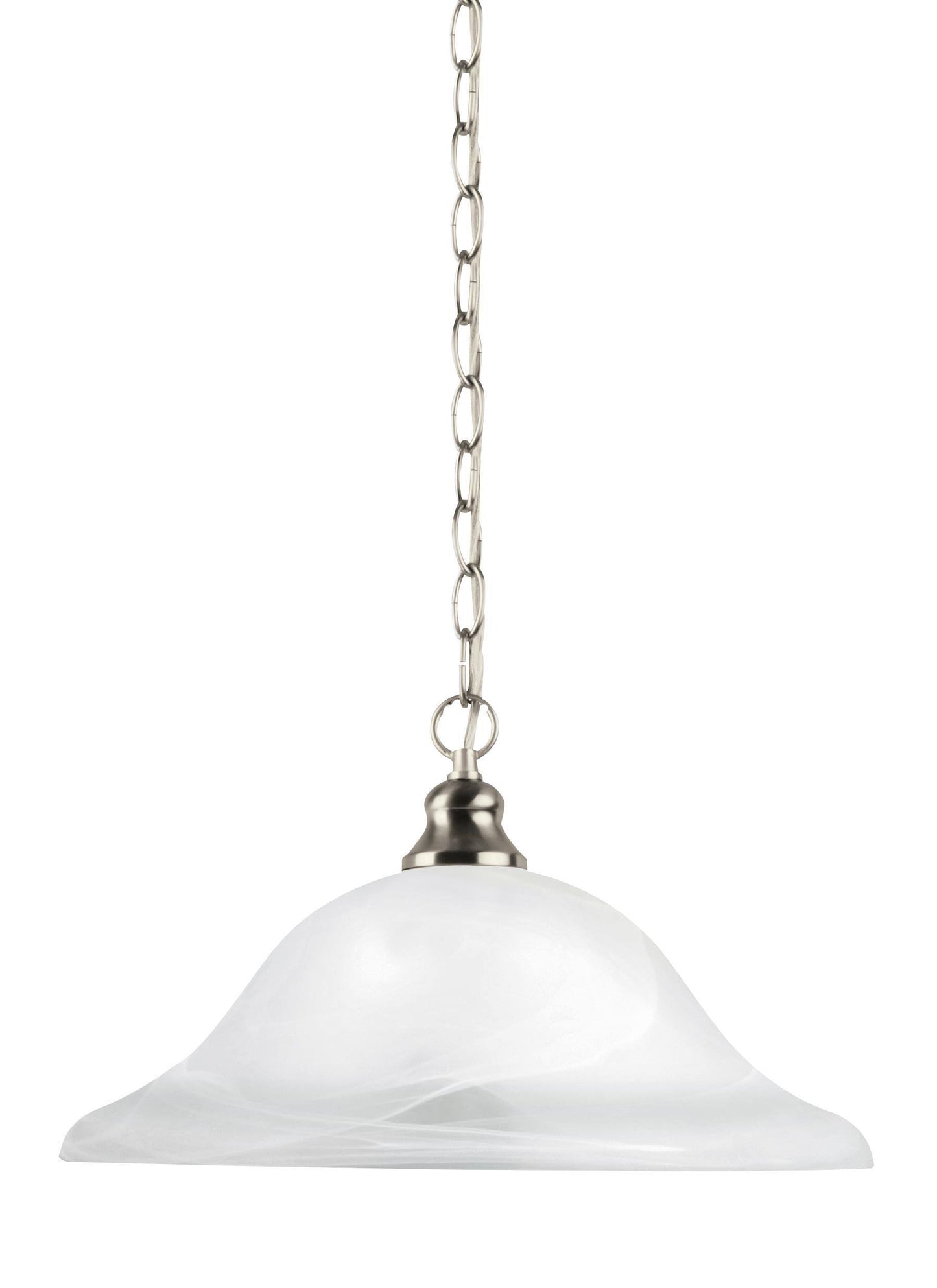 Sea Gull Lighting 65942EN3-962 Windgate Pendant Light, Brushed Nickel