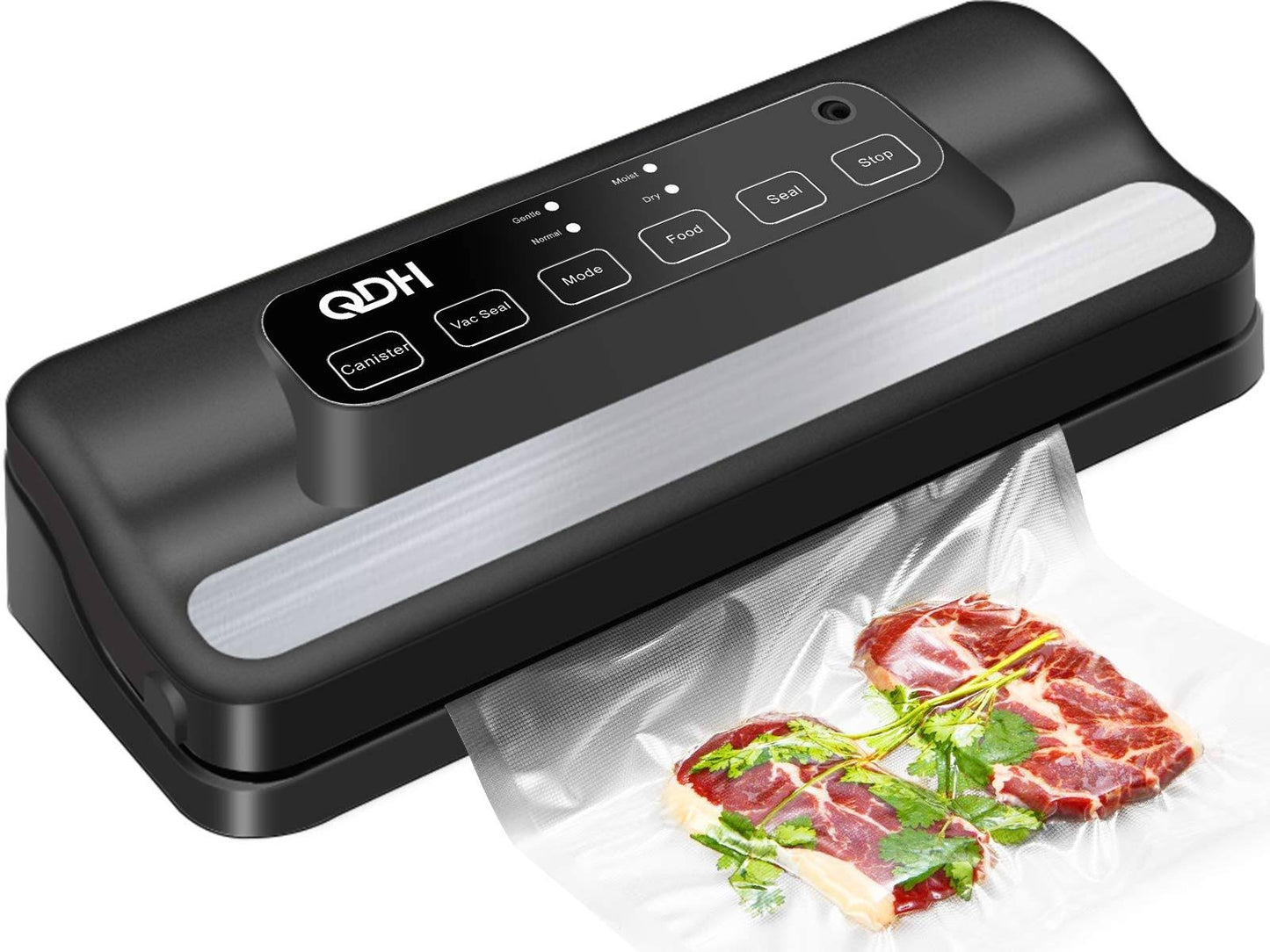 Vacuum Sealer with Built-in Cutter for Food Saver, Automatic 5-in-1