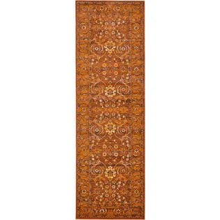 Unique Loom Imperial Ottoman Terracotta 3 0 x 9 10 Runner Rug