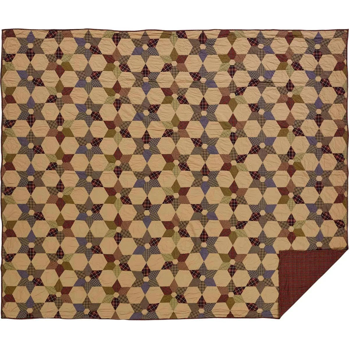 Tea Star Luxury King Quilt