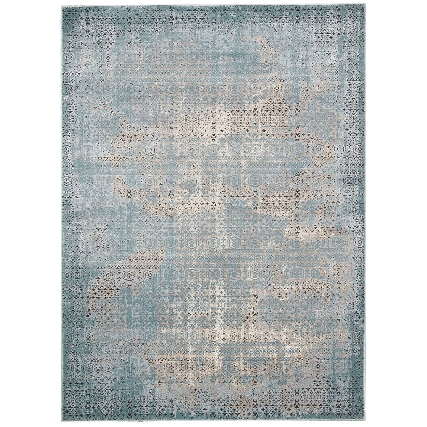 Nourison Karma Area Rug, Blue, 710 x 106