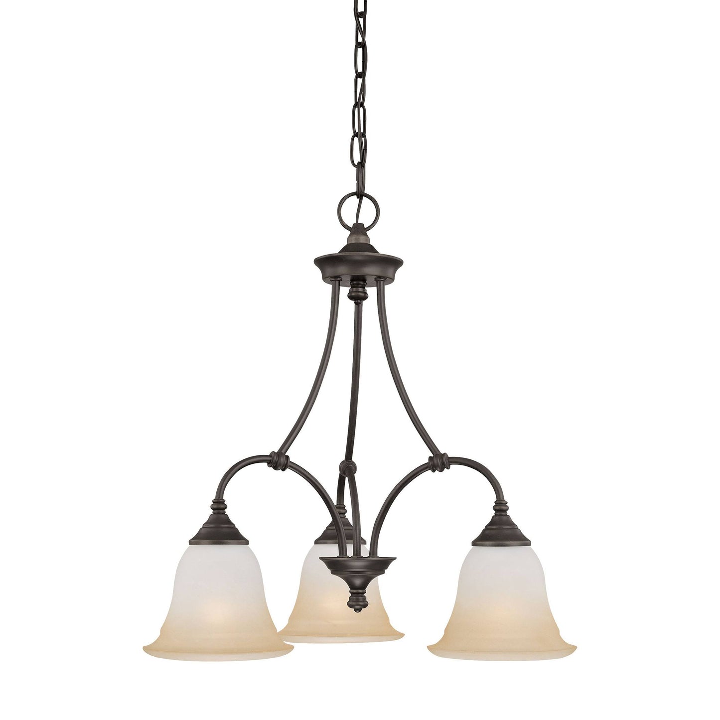 Thomas Lighting SL880362 Harmony Aged Bronze 3 Light Chandelier