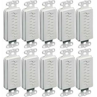 Arlington Industries 1-Gang Cable Entry Device with Slotted Cover (Pack of 10)