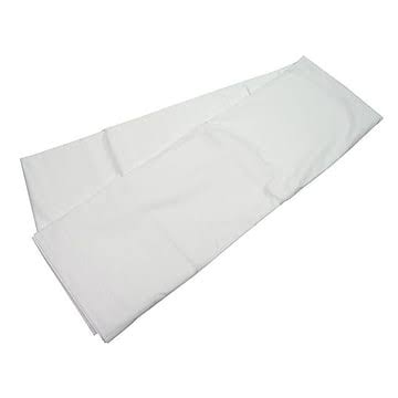 R&R Value Twin Size Bed Sheets XL - 115 x 66 - White - 12 Pack