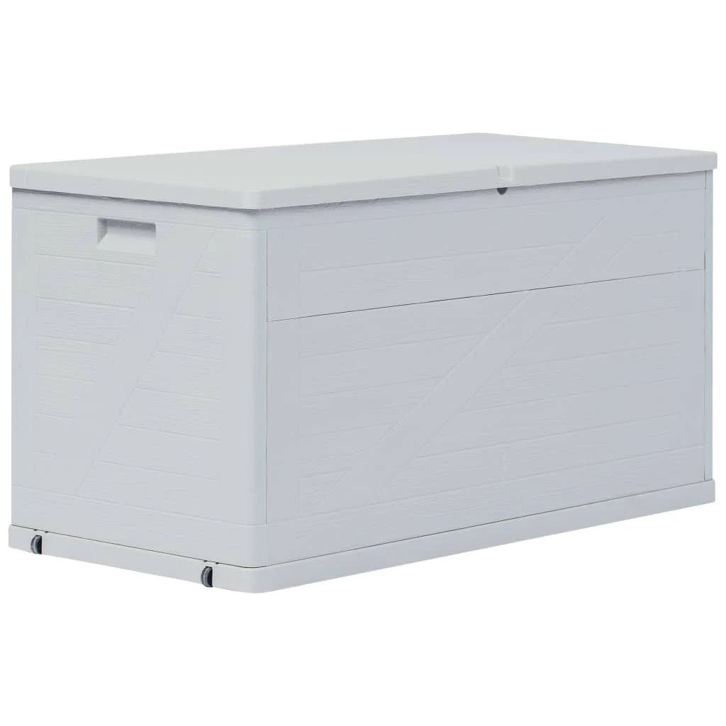 vidaXL Garden Storage Box 111 Gal Light Gray