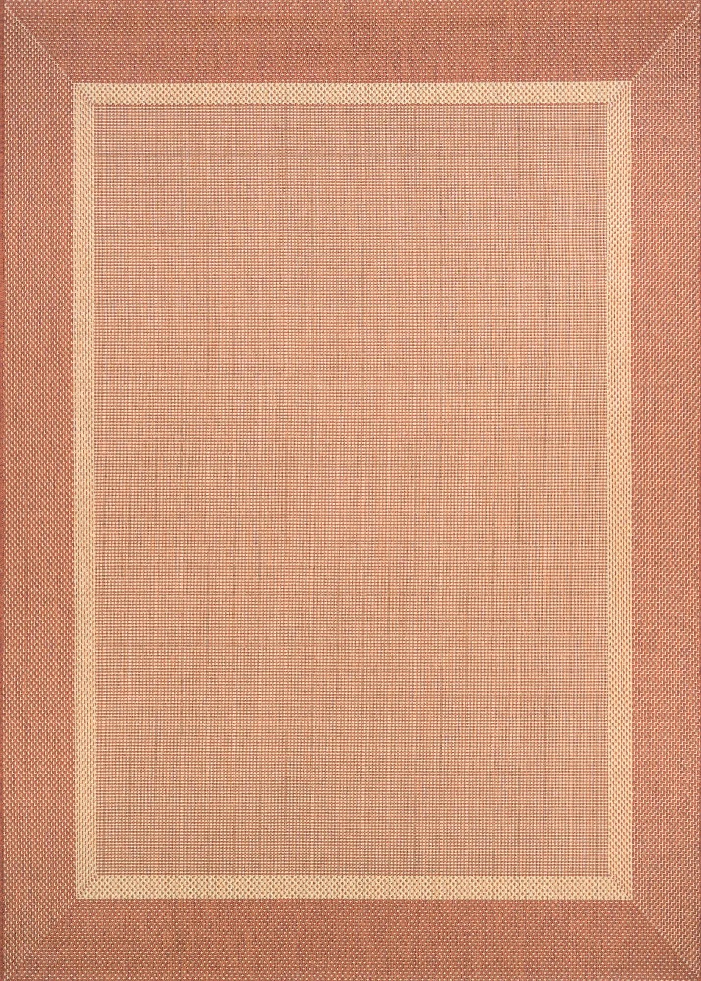 Couristan Recife Stria Texture Natural/Terra Cotta Area Rug - 39