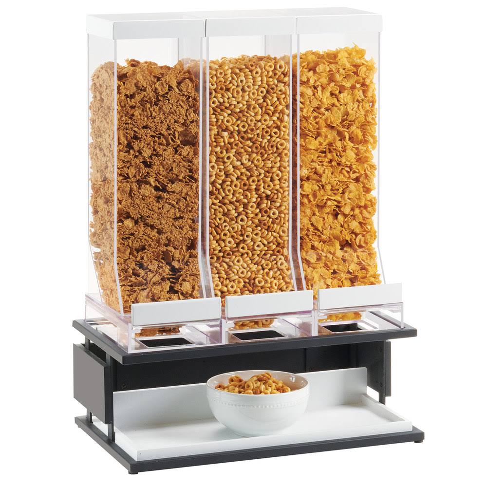 Cal-Mil 22046-13 Monterey 9.8 LITER Triple Canister Cereal Dispenser