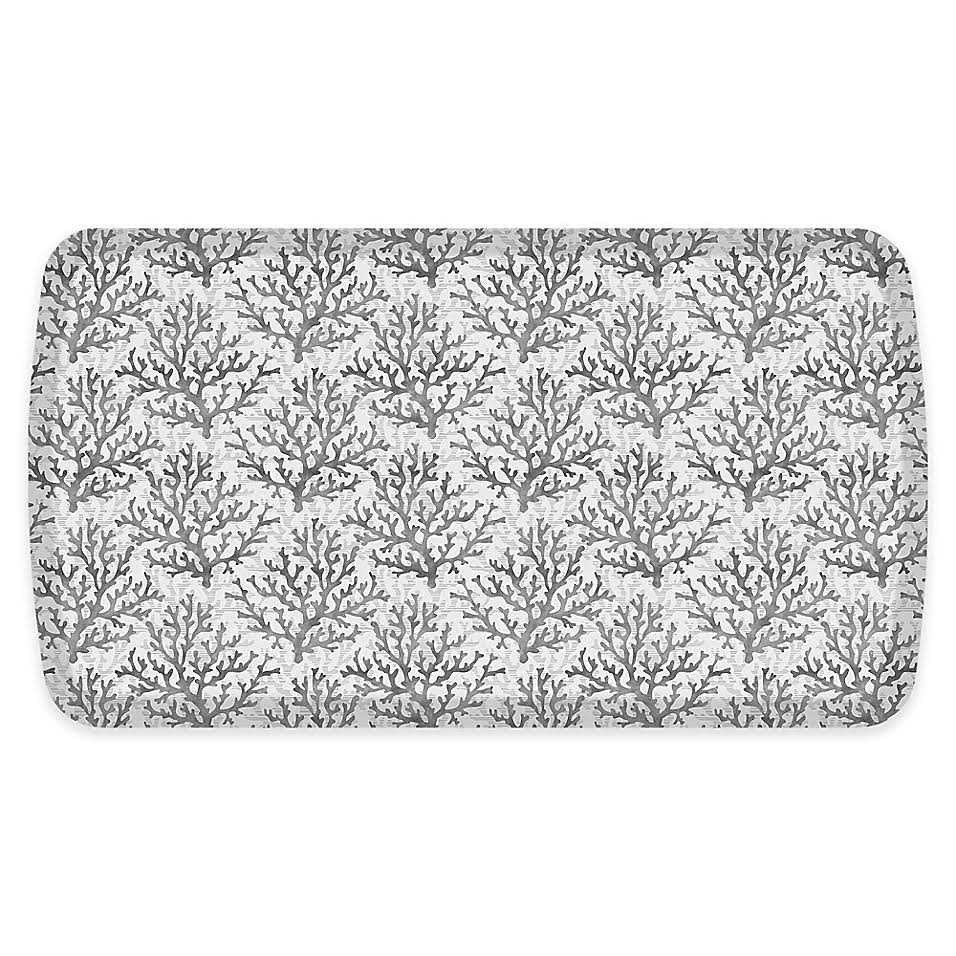 GelPro Elite Comfort Sea Coral 20 x 36 Floor Mat in Coastal Grey