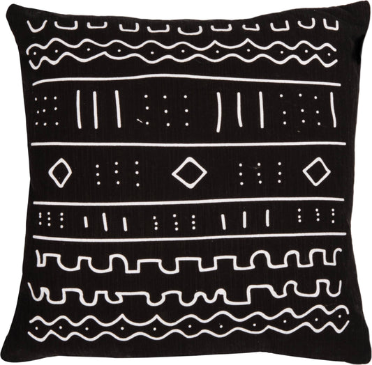 Safavieh Rila Pillow - Black/White