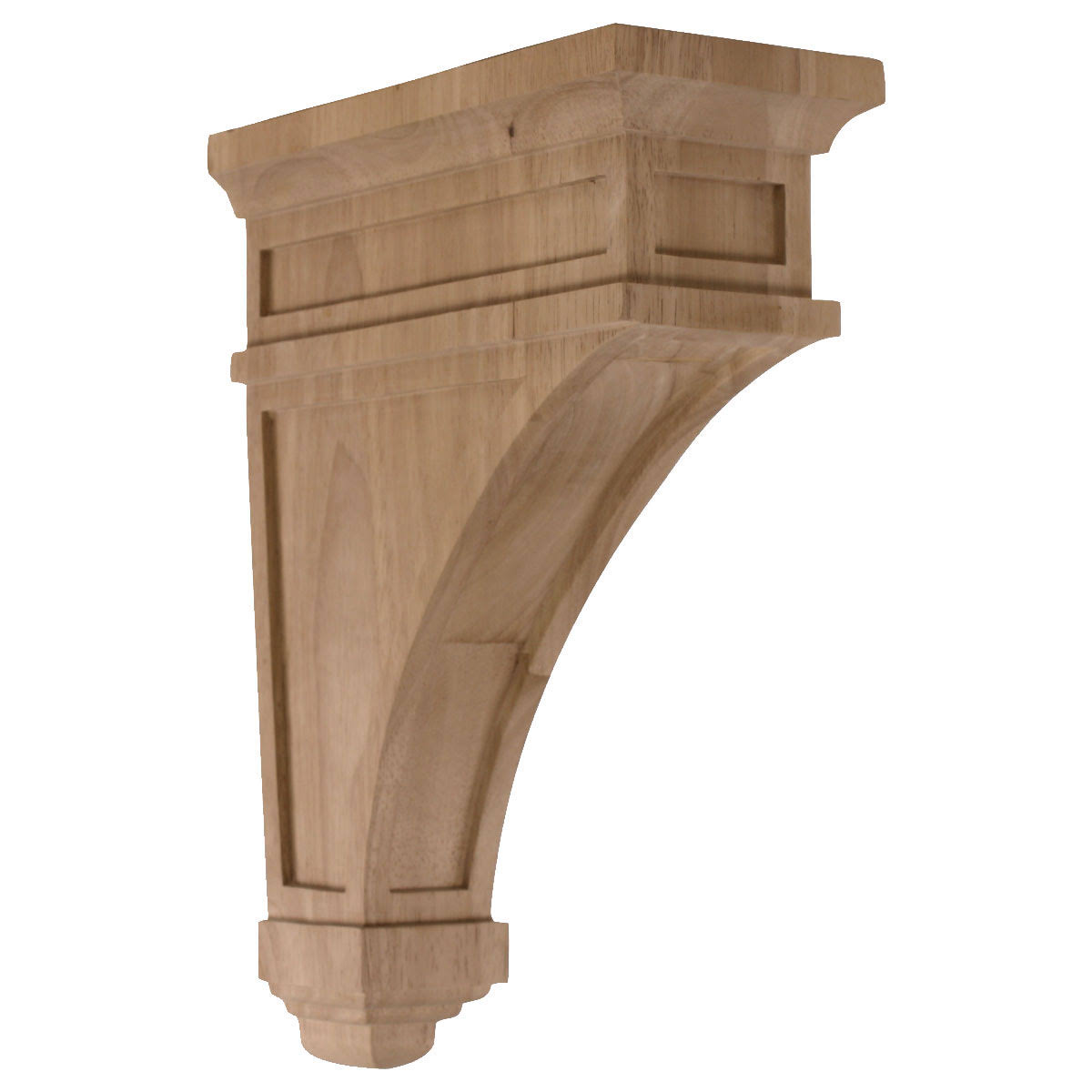 Ekena Millwork COR04X10X13ARRW 4 1/2W x 10D x 13 3/4H Arlington Corbel, Rubberwood