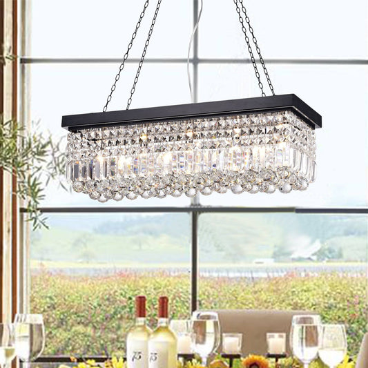 Carina 5-Light Crystal Chandelier (Black) GV8900