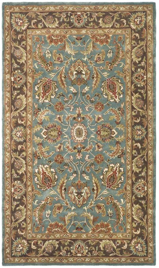 Safavieh Heritage Blue/Brown 8 ft. x 8 ft. Square Area Rug