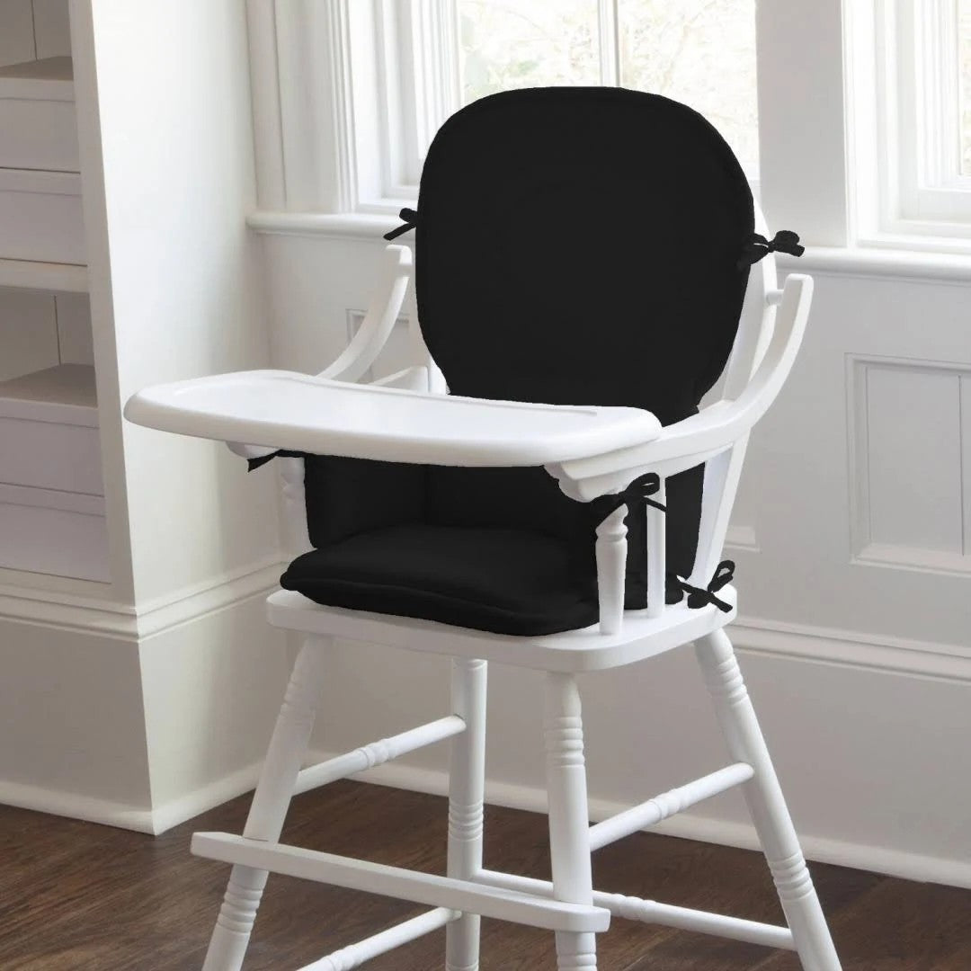 Carousel Designs Solid Black High Chair Pad