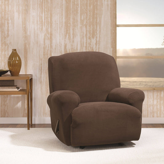 Sure Fit Stretch Morgan Recliner Slipcover, Chocolate