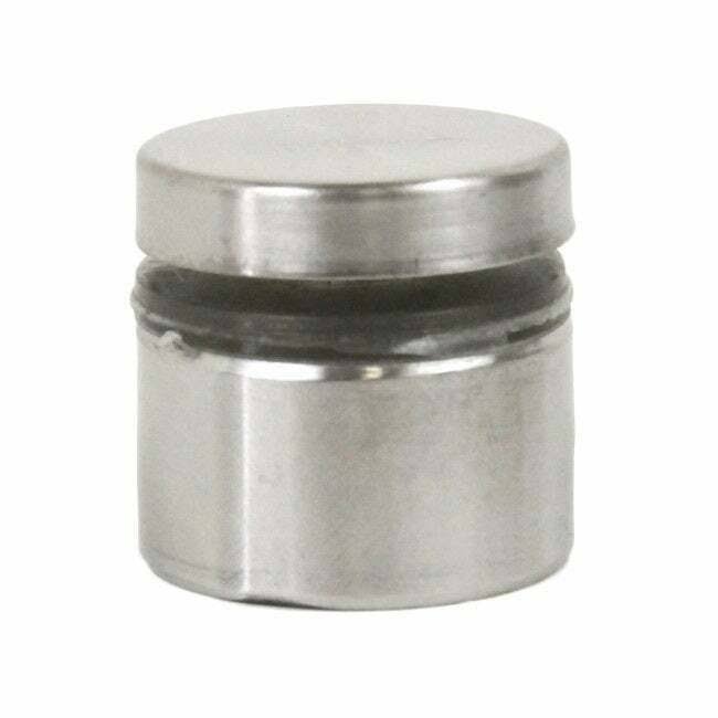 Stainless Steel 1-Inch Standoff Hardware for Glass Display (Case of 32) - 1 Dia 3/4 Length Standoff