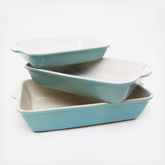 Carthage.Co 3-Piece Baking Dish Set - Navy