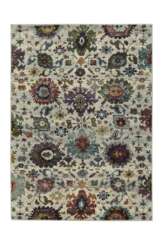 Oriental Weavers 23 x 80 Stone Andorra 7129A Runner Area Rug