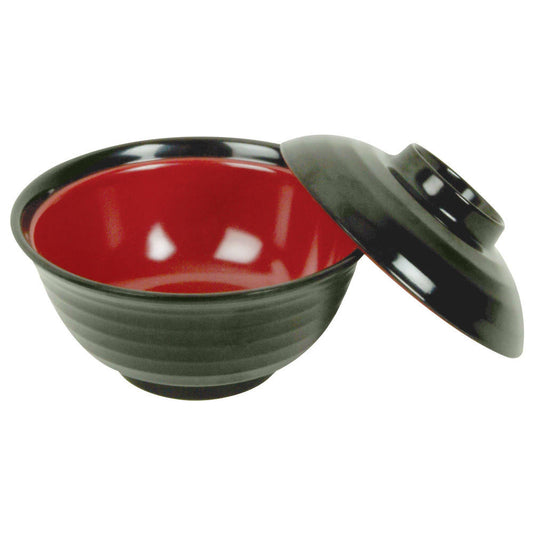 Thunder Group - 3222JBR - 10 oz. Melamine Miso Soup Bowl