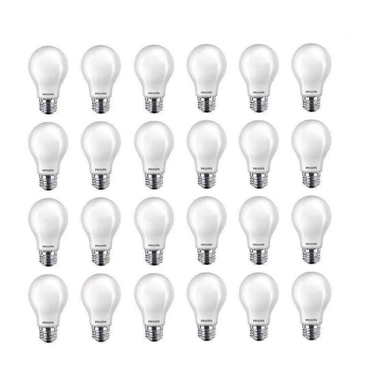 Philips LED 545921 Non-Dimmable A19 Light Bulb 800-Lumen 2700-Kelvin 10 (60 Watt Equivalent) E26 Base Soft White 24-Pack 24 Piece