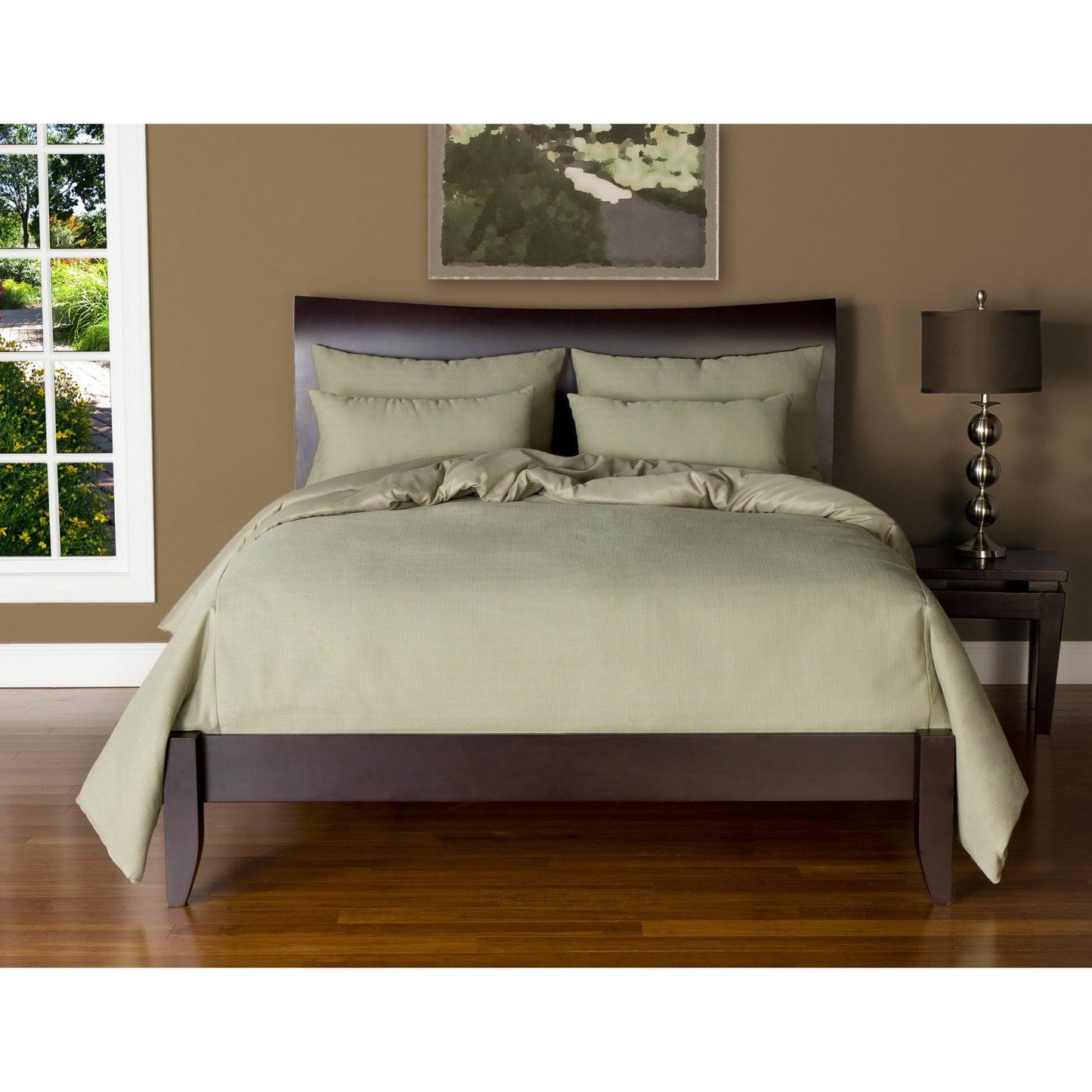 Siscovers Belfast Duvet Set, California King, Sage