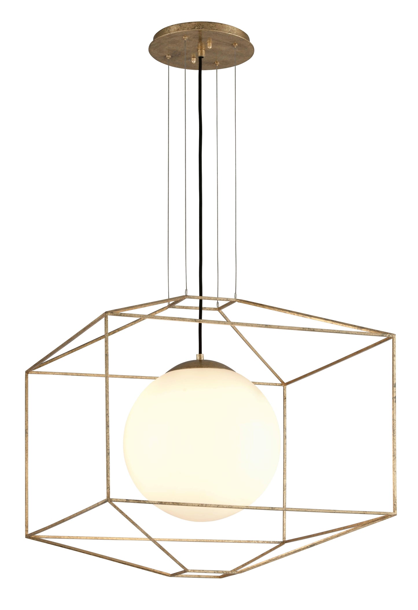 Troy Lighting F5215 Silhouette Pendant Light Gold Leaf