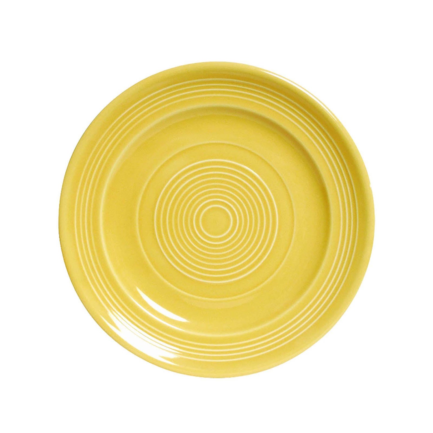 Tuxton China CSA-074 7.5 in. Concentrix Plate - Saffron - 2 Dozen