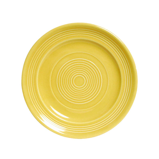 Tuxton China CSA-074 7.5 in. Concentrix Plate - Saffron - 2 Dozen