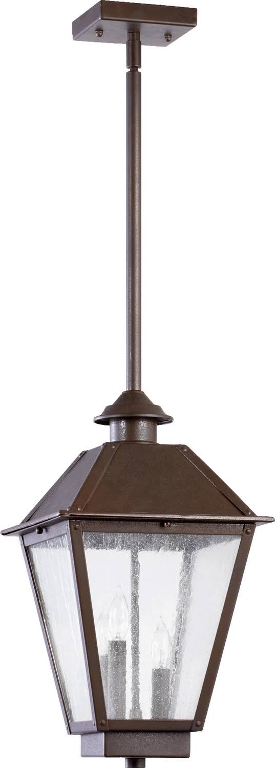 Quorum Emile 3 Light Pendant, Oiled Bronze - 7025-3-86