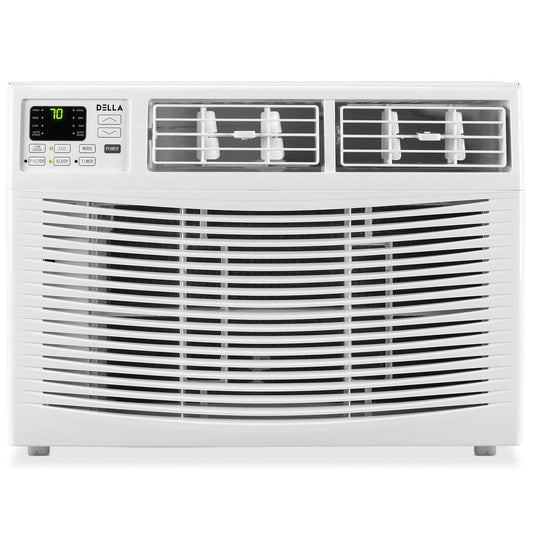 della Window Mounted 8000 BTU Mini Air Conditioner Indoor 115V AC Up to 350 Sq ft Energy Star White