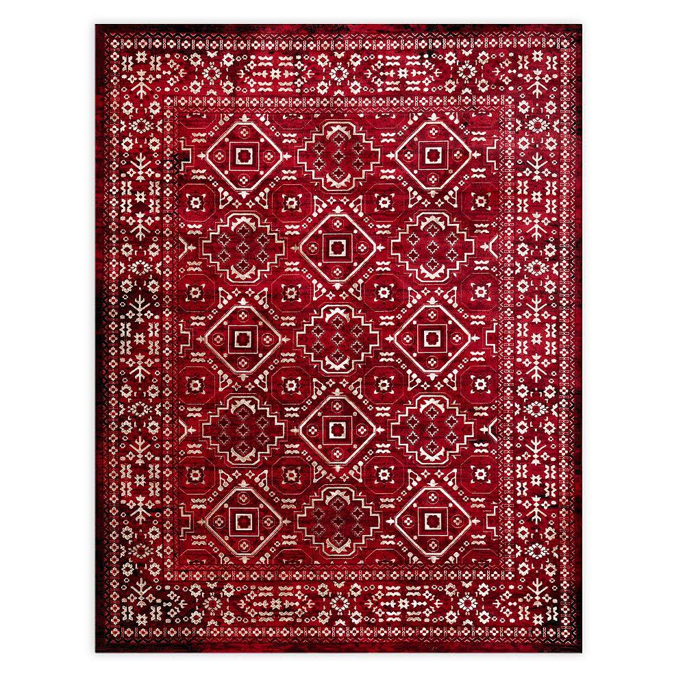 VCNY Home Evelyn 8 x 10 Area Rug in Red