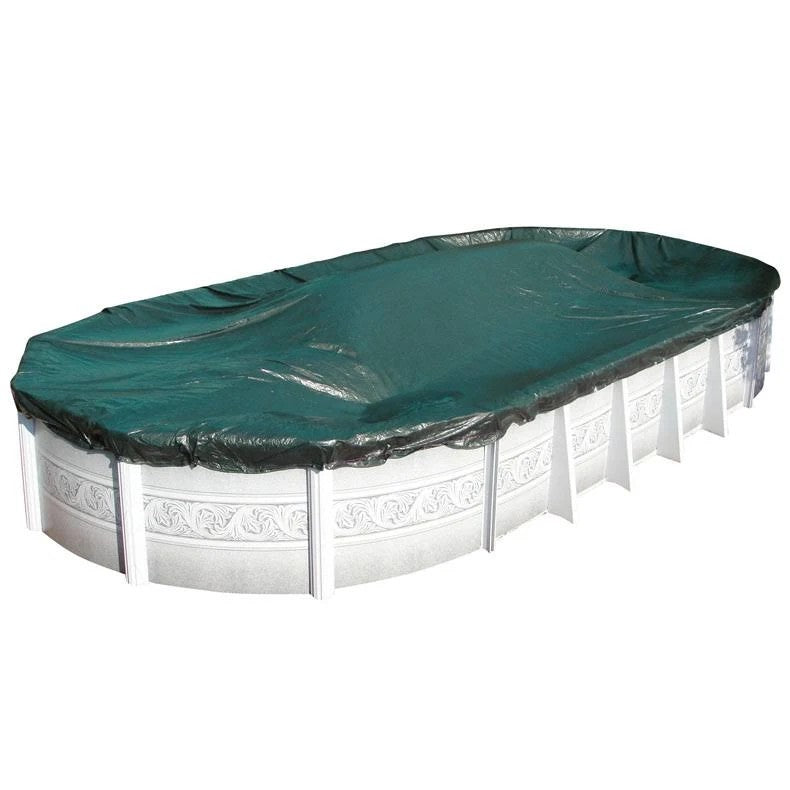 Solid Winter Cover for 12x18 ft Oval Pools, Above Ground