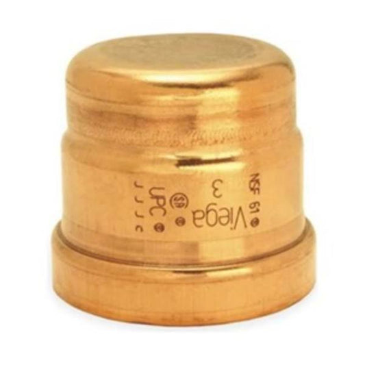 Viega 20833 Cap, Connection P, 2 1/2 in, Copper, 200 PSI