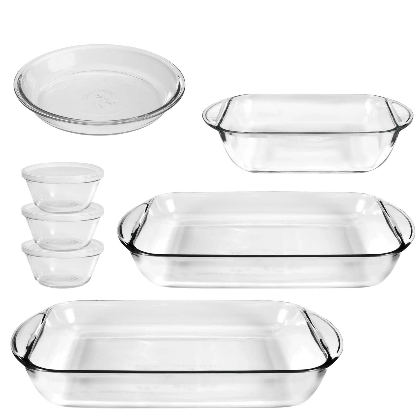 Anchor Hocking 10-Piece Essentials Bake Set, Clear